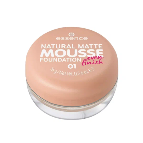 ESSENCE основа тональная мусс natural matte mousse foundation т.01